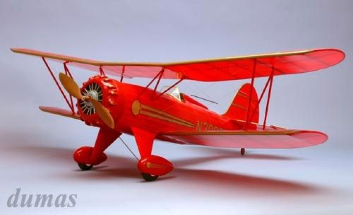 Waco YMF-5 R/C 889mm Träbyggsats i gruppen Katalog / Fabrikat / D / Dumas / Flygmodeller hos Minicars Hobby Distribution AB (DU1807)