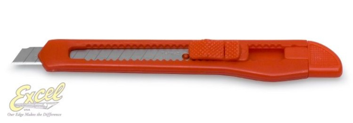 Kniv K10 Plasthus med brytblad i gruppen Katalog / Fabrikat / E / Excel / Knivar hos Minicars Hobby Distribution AB (EX16010)