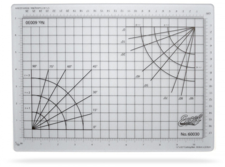 Skärunderlägg Självläkande 216x305mm (Transparent) i gruppen Katalog / Fabrikat / E / Excel / Verktyg hos Minicars Hobby Distribution AB (EX60030)