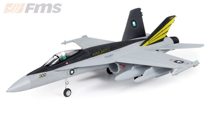 F-18 64mm fläkt FMS PNP Grå* UTGÅTT i gruppen Katalog / Övrigt / Kyrkogård hos Minicars Hobby Distribution AB (FMS009)