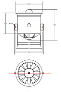 Ducted Fan 70mm 4S-V2 12-blad 2845-KV2750 FMS