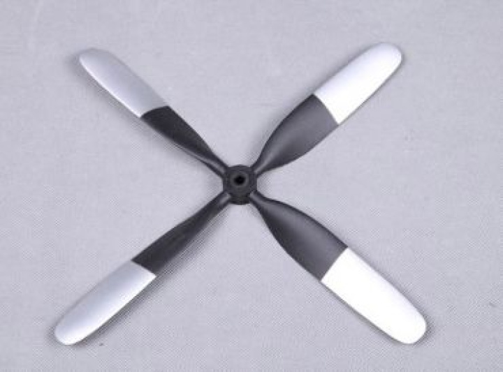 Propeller 10,5x8 4-Bladig (P-51 Mustang 1100mm) i gruppen Katalog / Fabrikat / F / FMS / Propellrar hos Minicars Hobby Distribution AB (FMSPROP028)