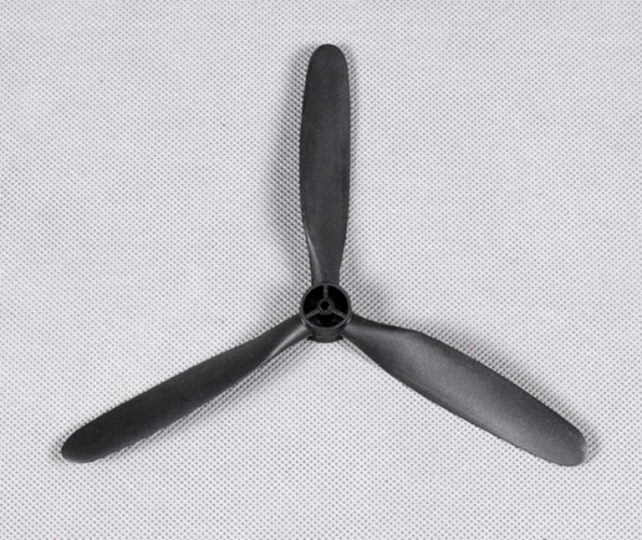 Propeller 8,5x7 3-bladig BF109V2/FW190V2 800mm i gruppen Katalog / Fabrikat / F / FMS / Propellrar hos Minicars Hobby Distribution AB (FMSPROP037)