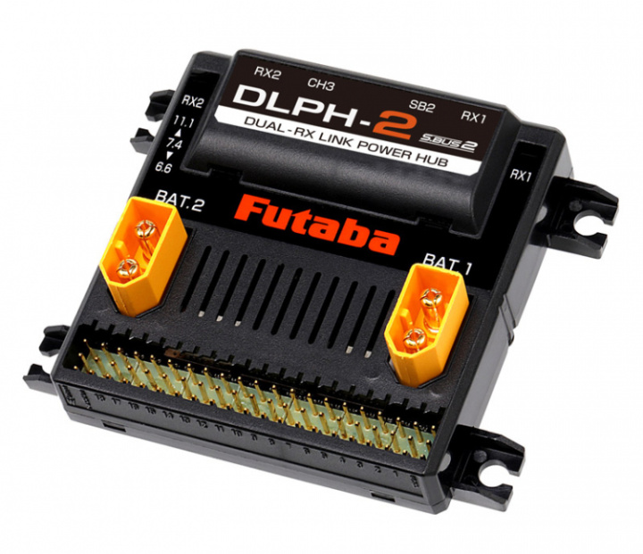 Länk-enhet S.Bus Decoder Dubbla RX & Dubbla Batterier i gruppen Katalog / Fabrikat / F / Futaba / S.Bus Tillbehör hos Minicars Hobby Distribution AB (FPDLPH-2)