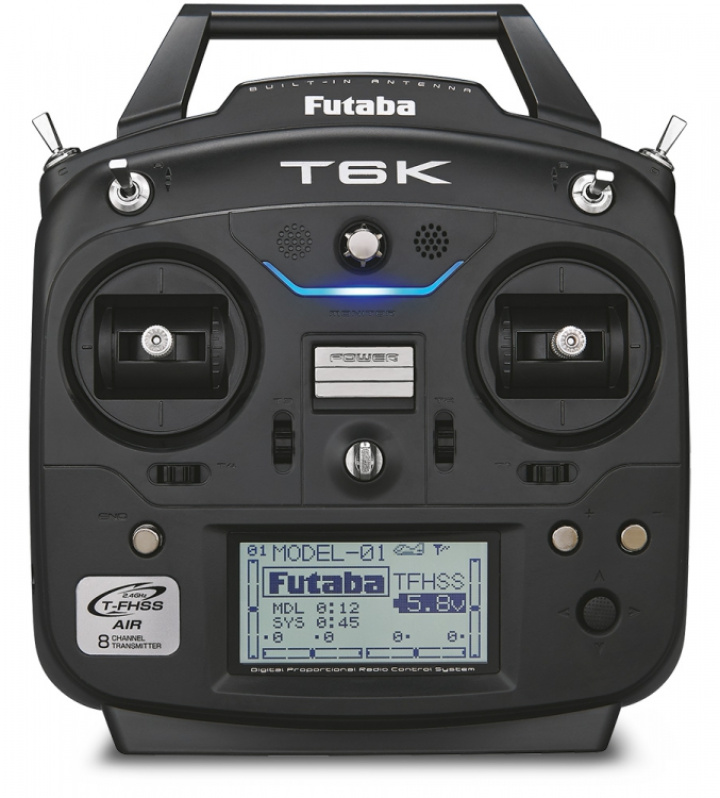 T6K-V2 radio T-FHSS R3006SB* Utgått i gruppen Katalog / Fabrikat / F / Futaba / Sändare hos Minicars Hobby Distribution AB (FPT6K)