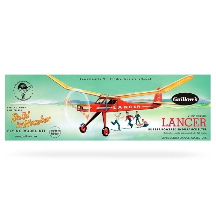 Lancer starter kit i gruppen Katalog / Fabrikat / G / Guillows / Trämodeller hos Minicars Hobby Distribution AB (GU0604)