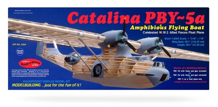 PBY-5a Catalina, 1/28 i gruppen Katalog / Fabrikat / G / Guillows / Trämodeller hos Minicars Hobby Distribution AB (GU2004)