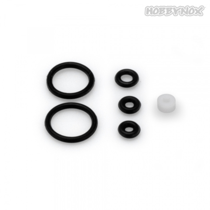 FLOW-TF/BF O-Ring Set i gruppen Katalog / Fabrikat / H / Hobbynox / Färgsprutor hos Minicars Hobby Distribution AB (HN002-03)