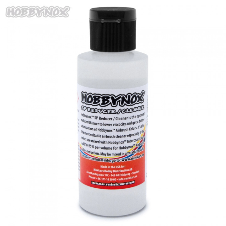 Airbrush Color SP Förtunning/Rengöring 60ml i gruppen Katalog / Fabrikat / H / Hobbynox / Airbrushfärger hos Minicars Hobby Distribution AB (HN20020)