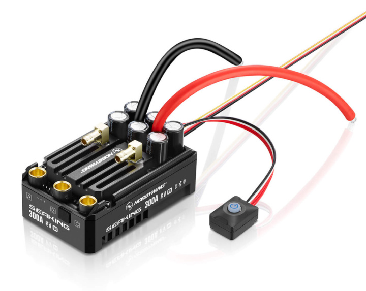 Fartreglage Seaking 300A HV V4 5-14S Båt i gruppen Katalog / Fabrikat / H / Hobbywing / Fartreglage Båt hos Minicars Hobby Distribution AB (HW30301202)
