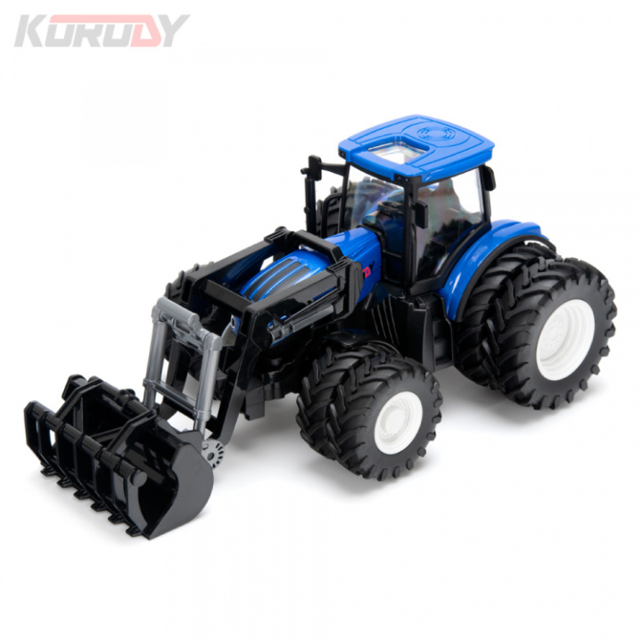 Traktor med dubbla hjul och frontskopa RC RTR 1:24 i gruppen Katalog / Fabrikat / K / Korody / Korody RC Traktorer hos Minicars Hobby Distribution AB (KO6631HB)