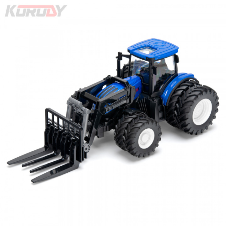 Traktor med dubbla hjul och gaffel RC RTR 1:24 i gruppen Katalog / Fabrikat / K / Korody / Korody RC Traktorer hos Minicars Hobby Distribution AB (KO6633HB)