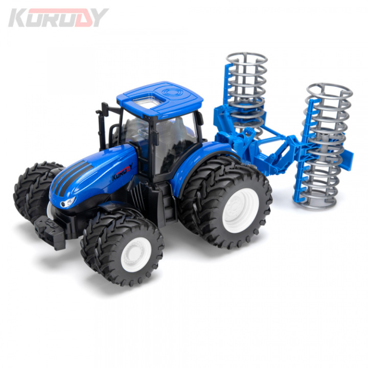 Traktor med dubbla hjul och vält RC RTR 1:24 i gruppen Katalog / Fabrikat / K / Korody / Korody RC Traktorer hos Minicars Hobby Distribution AB (KO6636HB)