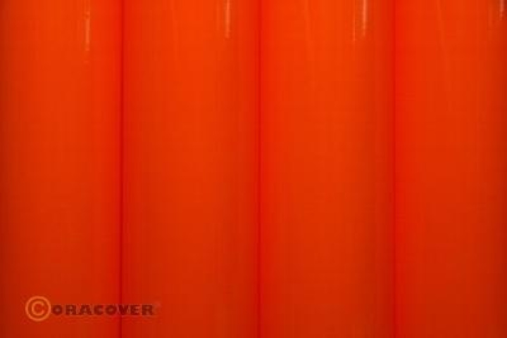 Oracover 2m Fluor. orange i gruppen Katalog / Fabrikat / O / Oracover / Oracover hos Minicars Hobby Distribution AB (O21-064-002)