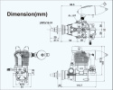 FS-95V 15.59cc 4-Takts Motor med Ljuddämpare