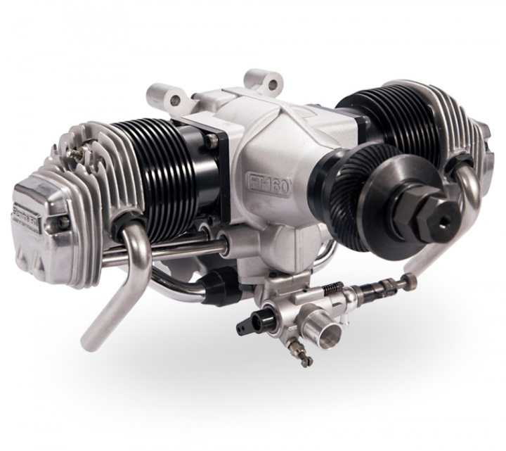 FT-160 (Gemini 160) 26.52cc 4-Takts Twin Motor* i gruppen Katalog / Fabrikat / O / O.S.Engine / Motorer Flyg/Heli Metanol hos Minicars Hobby Distribution AB (OS36108)