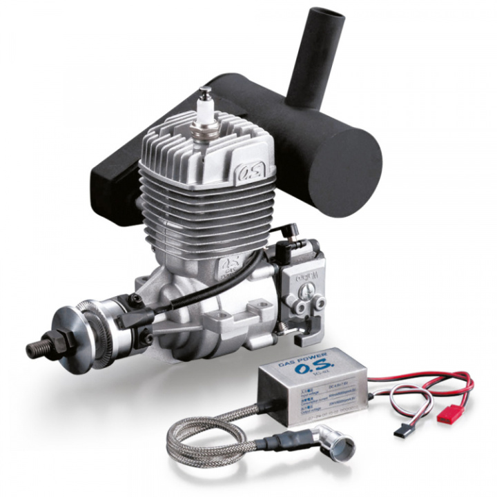 GT22 22cc 2-Takts Bensinmotor med Ljuddämpare i gruppen Katalog / Fabrikat / O / O.S.Engine / Motorer Flyg/Heli Bensin hos Minicars Hobby Distribution AB (OS38200)