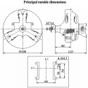 FA-200R3 33cc 4-takts 3-cyl Stjärnmotor Metanol