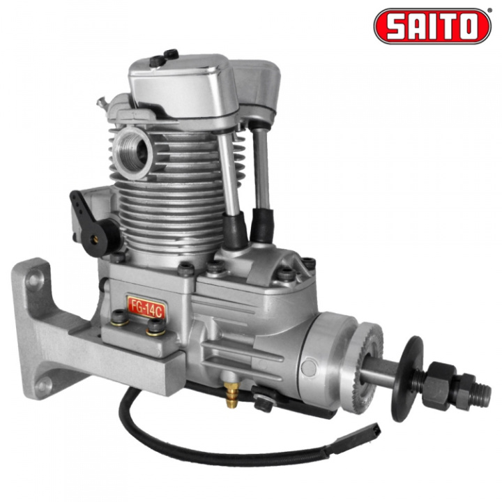 FG-14C 14cc 4-takts Bensinmotor i gruppen Katalog / Fabrikat / S / Saito / Bensinmotorer hos Minicars Hobby Distribution AB (SAFG-14C)