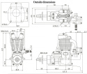 FG-17 17cc 4-takts Bensinmotor