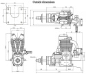 FG-21 21cc 4-takts Bensinmotor