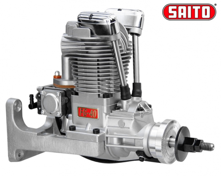 FG-40 40cc 4-takts Bensinmotor i gruppen Katalog / Fabrikat / S / Saito / Bensinmotorer hos Minicars Hobby Distribution AB (SAFG-40)