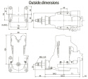 FG-40 40cc 4-takts Bensinmotor