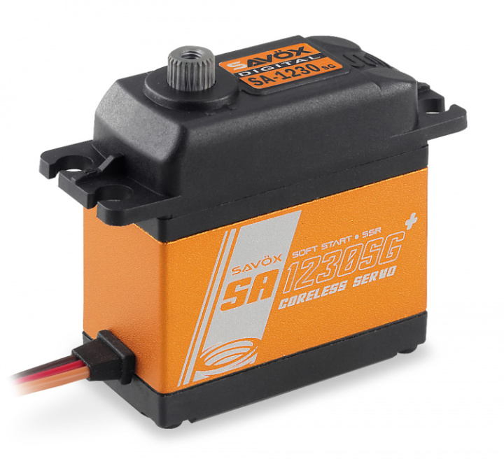 SA-1230SG Plus Servo 36Kg 0,16s Alu Coreless Ståldrev i gruppen Katalog / Fabrikat / S / Savöx / Servo hos Minicars Hobby Distribution AB (SAV-SA1230SGPLUS)