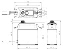 SA-1230SG Servo 36Kg 0,16s Alu Coreless Ståldrev*