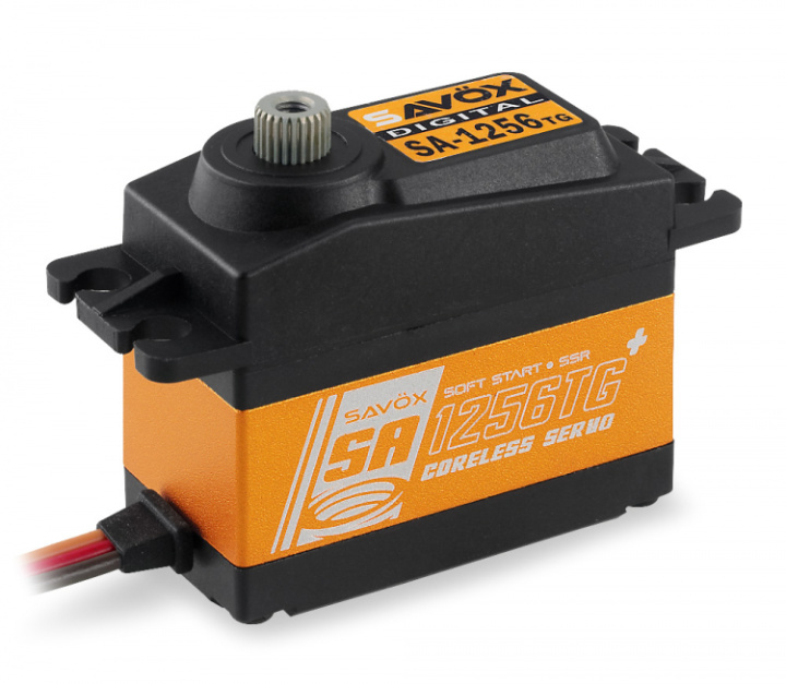 SA-1256TG Plus Servo 20Kg 0,15s Alu Coreless Titandrev i gruppen Katalog / Fabrikat / S / Savöx / Servo hos Minicars Hobby Distribution AB (SAV-SA1256TGPLUS)