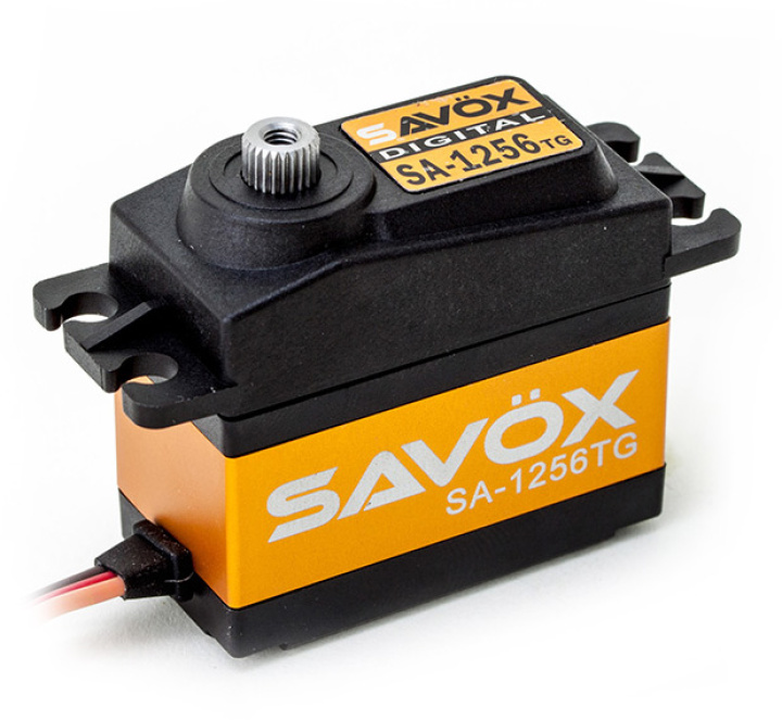 SA-1256TG Servo 20Kg 0,15s Alu Coreless Titandrev* i gruppen Katalog / Fabrikat / S / Savöx / Servo hos Minicars Hobby Distribution AB (SAV-SA1256TG)