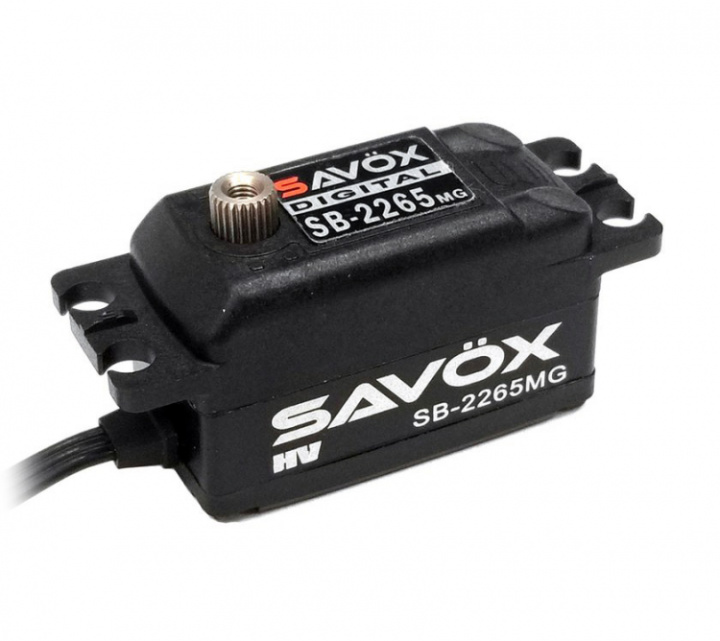 SB-2265MG Servo 13Kg 0,08s HV Brushless Metalldrev Lågt i gruppen Katalog / Fabrikat / S / Savöx / Servo hos Minicars Hobby Distribution AB (SAV-SB2265MG)