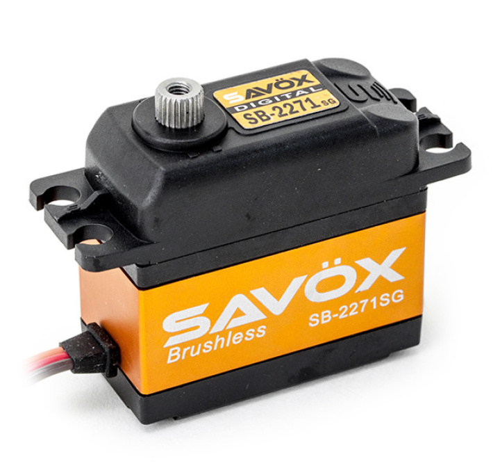 SB-2271SG Servo 20Kg 0,065s HV Alu Brushless Ståldrev* i gruppen Katalog / Fabrikat / S / Savöx / Servo hos Minicars Hobby Distribution AB (SAV-SB2271SG)