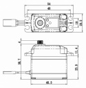 SB-2273SG Plus Servo 30Kg 0.105s HV Alu Brushless Ståldrev