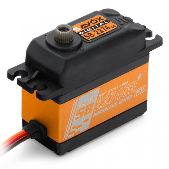 SB-2274SG Plus Servo 25Kg 0,08s HV Alu Brushless Ståldrev i gruppen Katalog / Fabrikat / S / Savöx / Servo hos Minicars Hobby Distribution AB (SAV-SB2274SGPLUS)