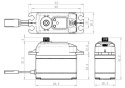 SC-1267SG Servo 21Kg 0,095s HV Coreless Black Edition*