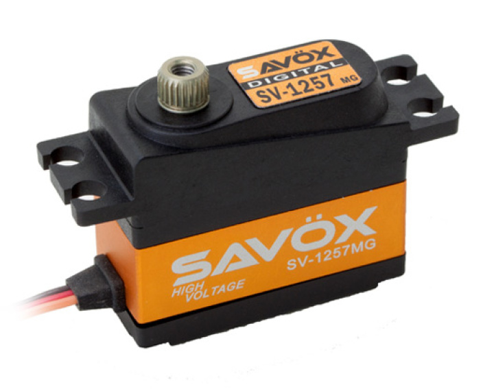 SV-1257MG Servo 4Kg 0,055s HV Alu Coreless Metalldrev Mini* i gruppen Katalog / Fabrikat / S / Savöx / Servo hos Minicars Hobby Distribution AB (SAV-SV1257MG)