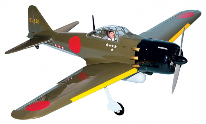 A6M Zero Fighter 15-20cc Gas ARF Fasta Landställ i gruppen Katalog / Fabrikat / S / Seagull / Flygplan hos Minicars Hobby Distribution AB (SEA123N)