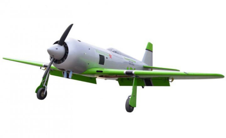 YAK-11 Reno Racer Perestroika 1800mm 35cc Gas Grön El-landställ ARF i gruppen Katalog / Fabrikat / S / Seagull / Flygplan hos Minicars Hobby Distribution AB (SEA302NPGear)