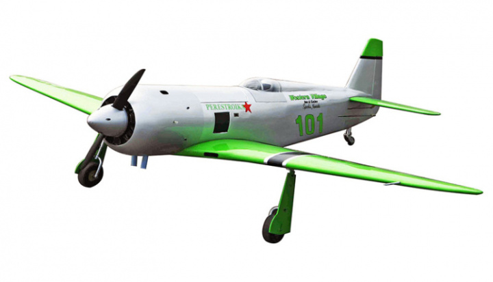 YAK-11 Reno Racer Perestroika 1800mm 35cc Gas Grön ARF i gruppen Katalog / Fabrikat / S / Seagull / Flygplan hos Minicars Hobby Distribution AB (SEA302NP)