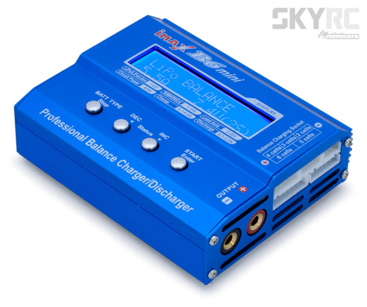 SkyRC B6 Miniladdare 60W 6A 1-6S 12VDC i gruppen Katalog / Fabrikat / S / SkyRC / Laddare & Nätaggregat hos Minicars Hobby Distribution AB (SK100084)