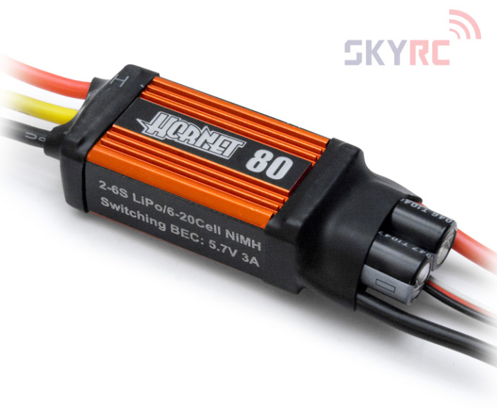 Hornet 80A ESC Flyg & Heli Brushless* i gruppen Katalog / Fabrikat / S / SkyRC / Fartreglage Flyg/Drone hos Minicars Hobby Distribution AB (SK300024)