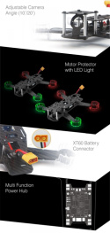 FX180 Racing Drönarchassi 180mm*