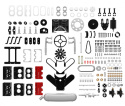 FS-B400 4-Cyl Boxer Metanolmotor 4-Takt Byggsats