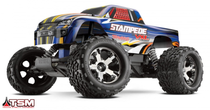 Stampede VXL 2WD 1/10 RTR TQi TSM* UTGÅTT i gruppen Katalog / Övrigt / Kyrkogård hos Minicars Hobby Distribution AB (TRX36076-3)