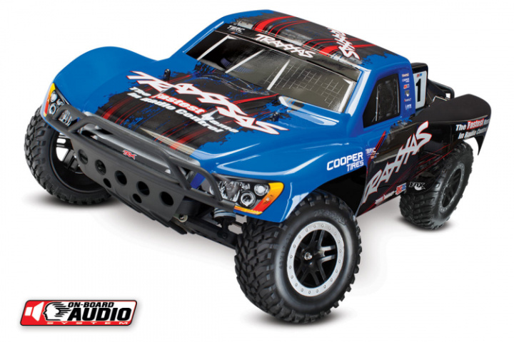 Slash 2WD 1/10 RTR TQ OBA Blå med Batteri/Laddare * UTGÅTT i gruppen Katalog / Övrigt / Kyrkogård hos Minicars Hobby Distribution AB (TRX58034-2-BLU)