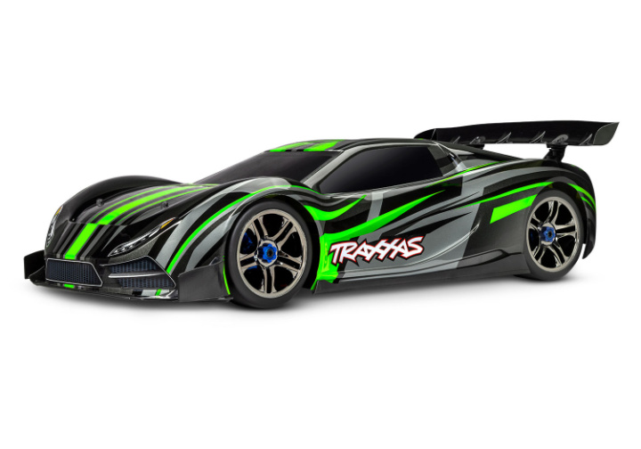 XO-1 Supercar 1/7 RTR TQi Telemetri TSM Grön i gruppen Katalog / Fabrikat / T / Traxxas / Modeller hos Minicars Hobby Distribution AB (TRX64077-3-GRN)