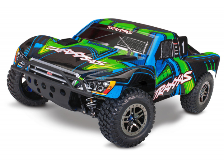 Slash 4x4 Ultimate Clipless RTR TQi TSM Grön i gruppen Katalog / Fabrikat / T / Traxxas / Modeller hos Minicars Hobby Distribution AB (TRX68277-4-GRN)