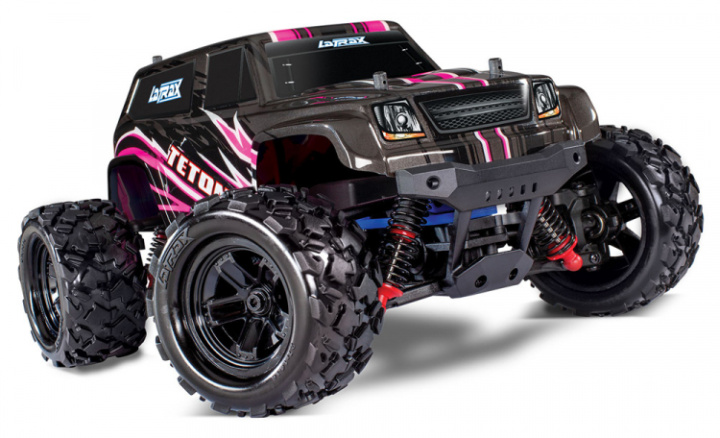 Teton 1/18 4WD RTR LaTrax Rosa med Batt/Laddare* i gruppen Katalog / Fabrikat / T / Traxxas / Modeller hos Minicars Hobby Distribution AB (TRX76054-1-PINK)