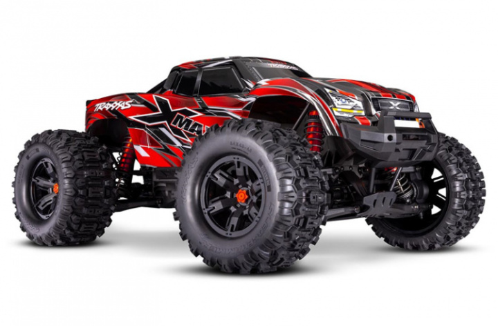 X-Maxx 8S Belted 4WD Brushless TQi TSM Röd i gruppen Katalog / Fabrikat / T / Traxxas / Modeller hos Minicars Hobby Distribution AB (TRX77096-4-RED)